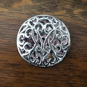 $68  Estate Drop Pendant   Sterling Silver  Marked K * 925 China